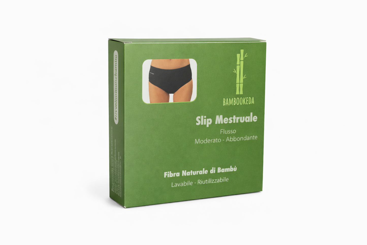 Slip da Ciclo in Fibra Naturale di Bambù – Flusso Medio ed Abbondante | Bambookeda